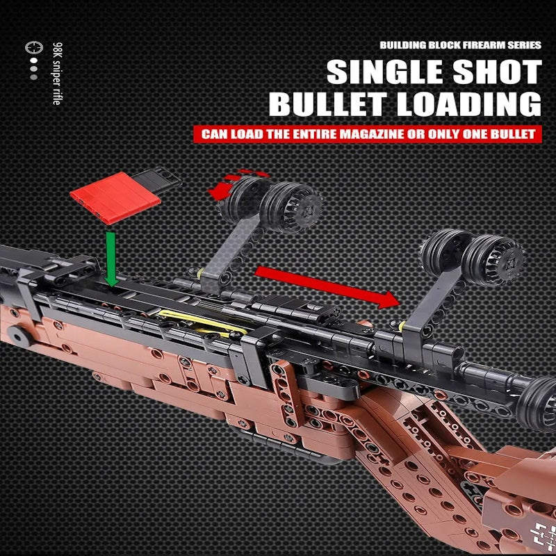 Mauser Karabiner 98k Building Block Rifle - SimpleMart