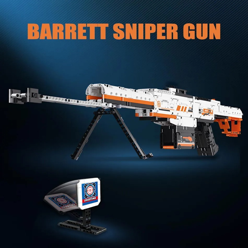 Blaster Barrett Building Block Sniper - SimpleMart