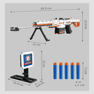 Blaster Barrett Building Block Sniper - SimpleMart