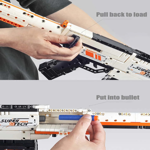 Blaster Barrett Building Block Sniper - SimpleMart