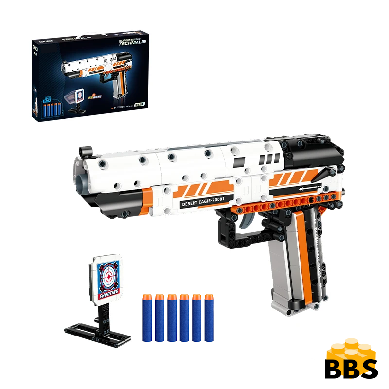 Blaster Desert Eagle Building Block Handgun - SimpleMart