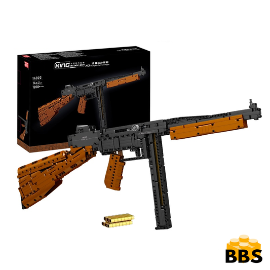 Realistic Thompson Building Block Gun - SimpleMart