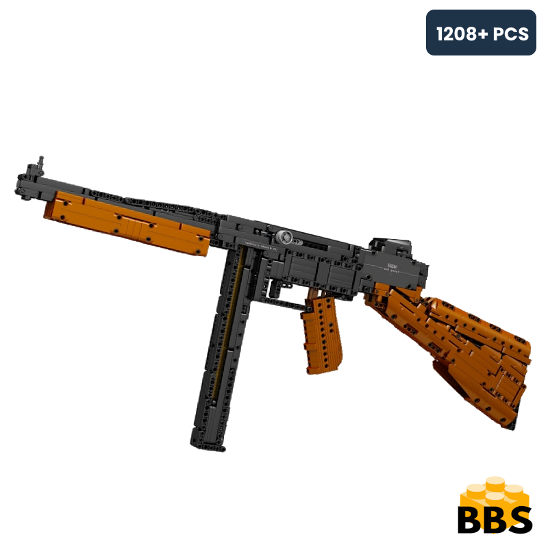 Realistic Thompson Building Block Gun - SimpleMart