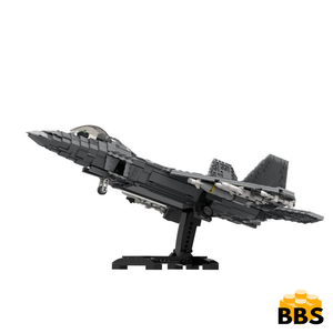 F22 Raptor Building Block Fighter Jet