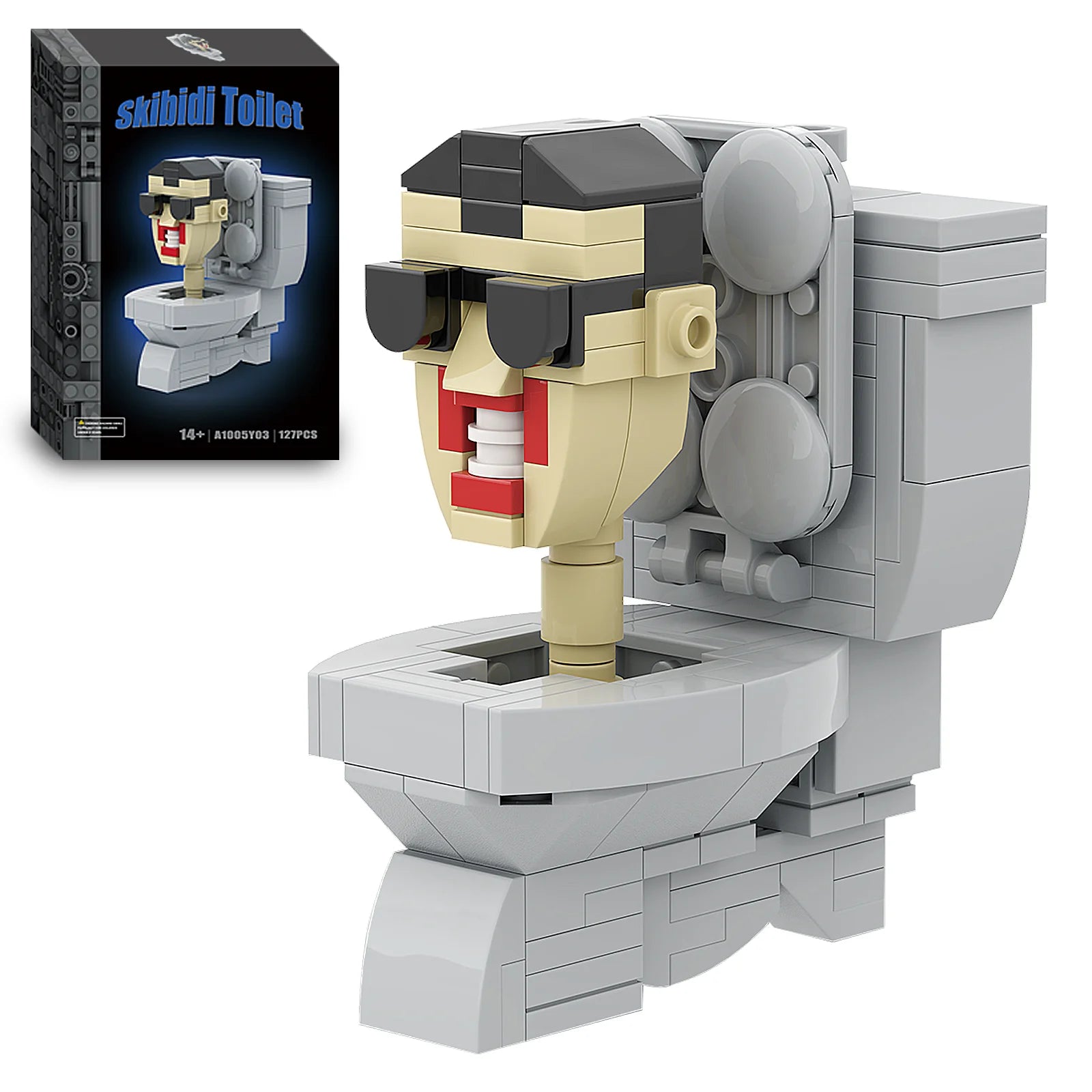 Skibidi Toilet Man Meme Mini Figure Set