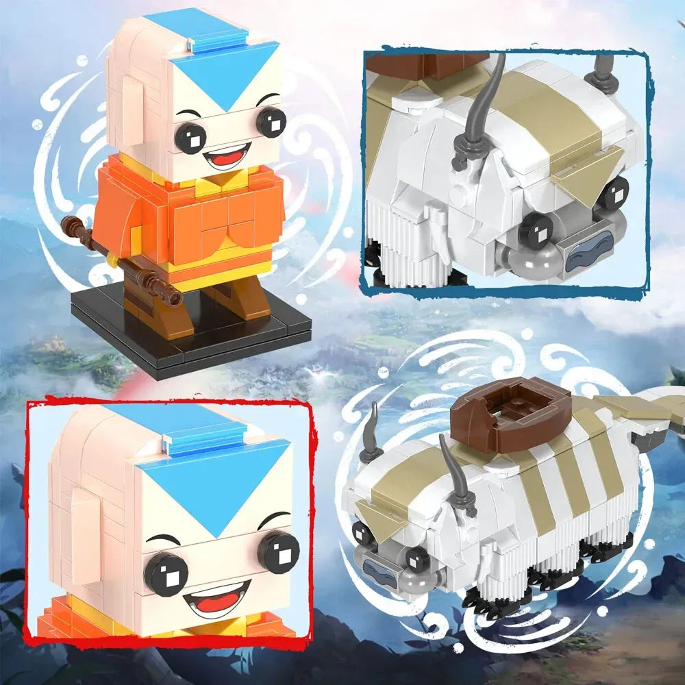 Aang & Appa Avatar Mini Figures Set