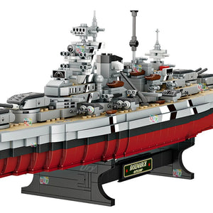 Bismarck Battleship Building Blocks Ship - SimpleMart