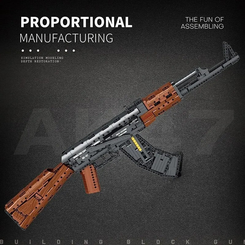 AK-47 Building Block Rifle - SimpleMart