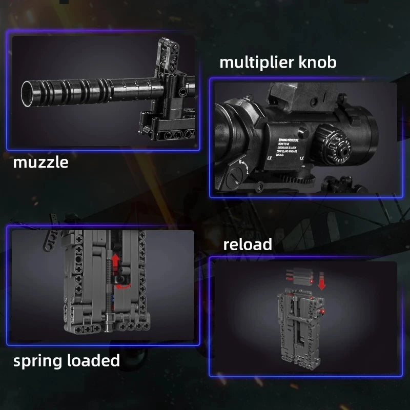 Realistic Mk14 Building Block Rifle - SimpleMart